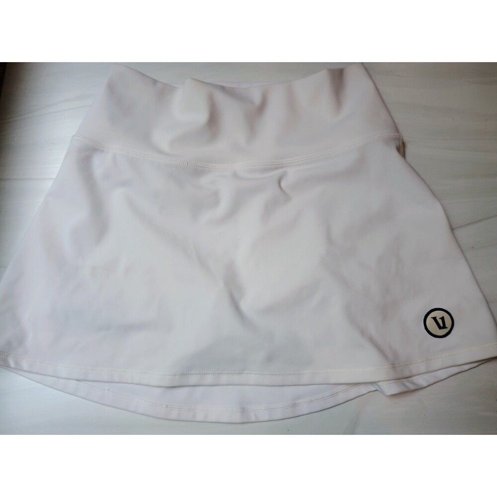 Vuori Women's Volley Skirt White Lined Skort XS Pickleball Tennis Golf VW3005